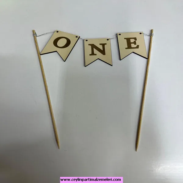 One Temalı Pasta Bayrağı